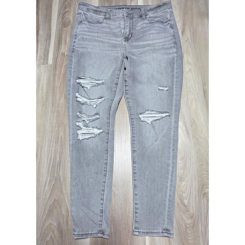 American Eagle Next Level Stretch Ne(x)t Level Ripped Super High-Waisted Jegging